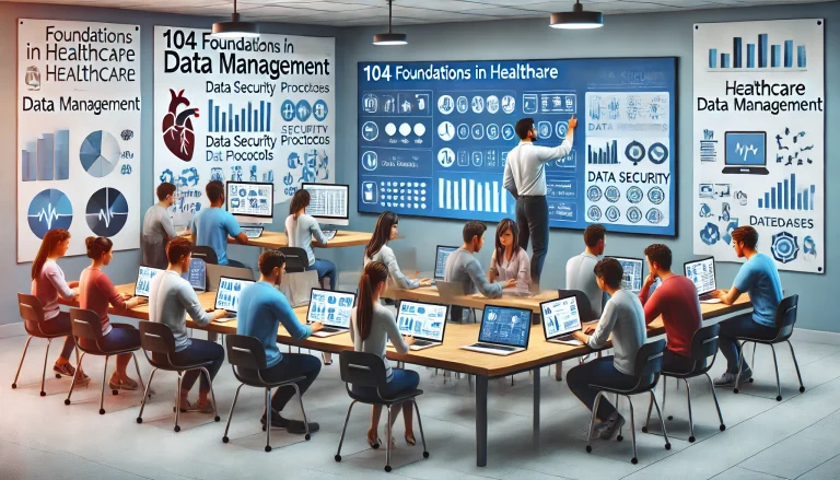 104 Foundations in Healthcare Data Management