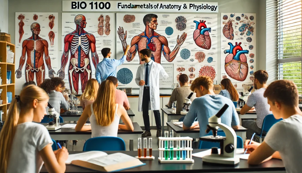 BIO 1100 Fundamentals of Anatomy and Physiology