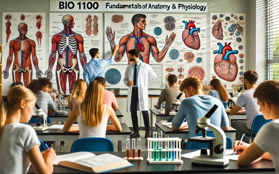 BIO 1100 Fundamentals of Anatomy and Physiology