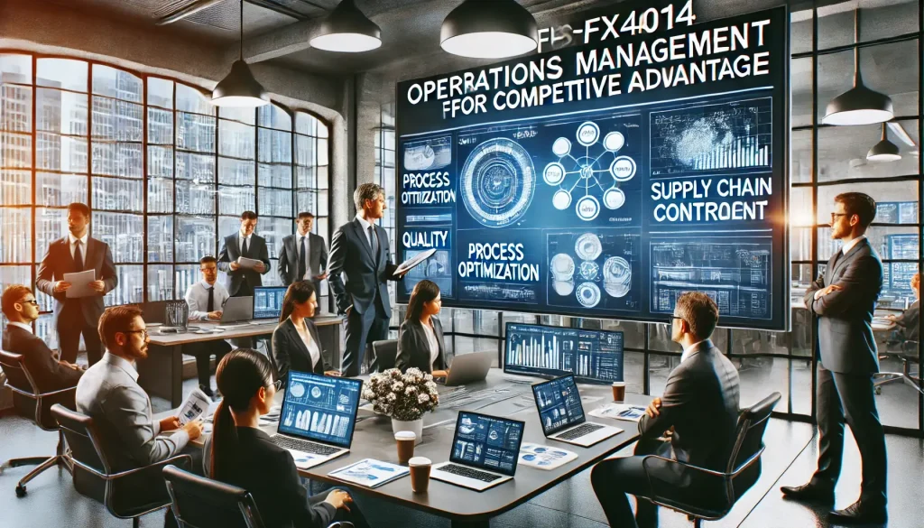 BUS-FPX4014 Operations Management for Competitive Advantage