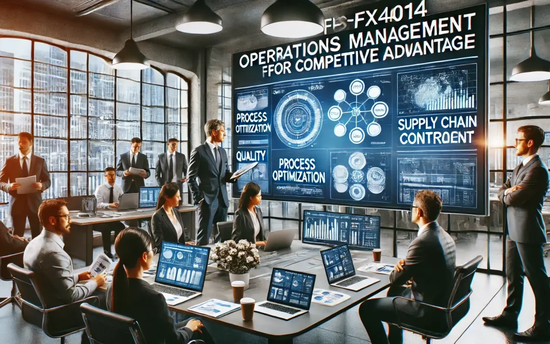 BUS-FPX4014 Operations Management for Competitive Advantage