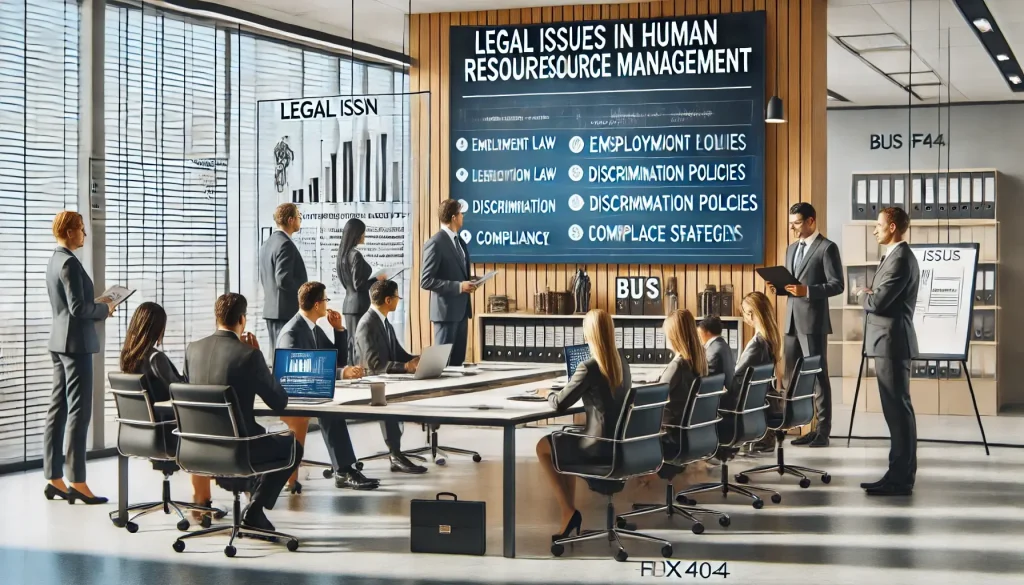 BUS-FPX4044 Legal Issues in Human Resource Management