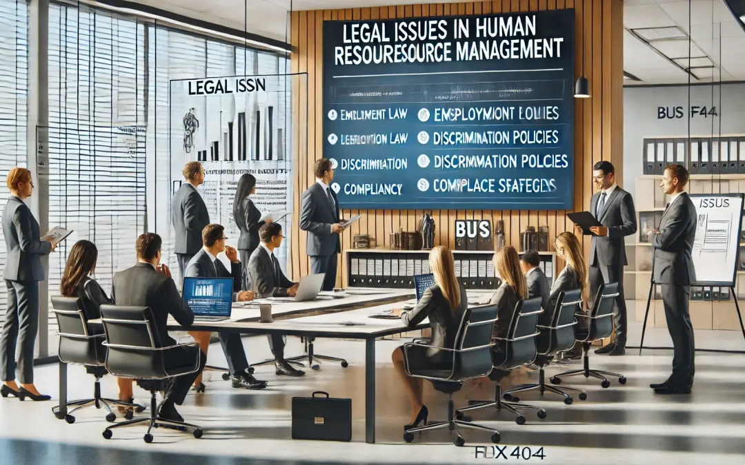 BUS-FPX4044 Legal Issues in Human Resource Management