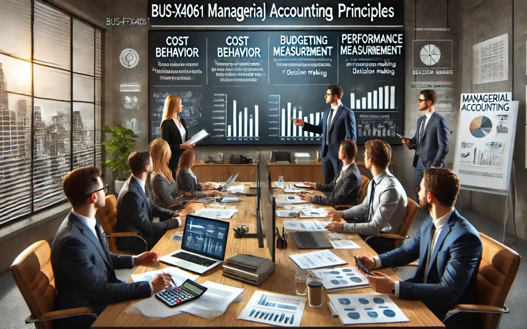 BUS-FPX4061 Managerial Accounting Principles