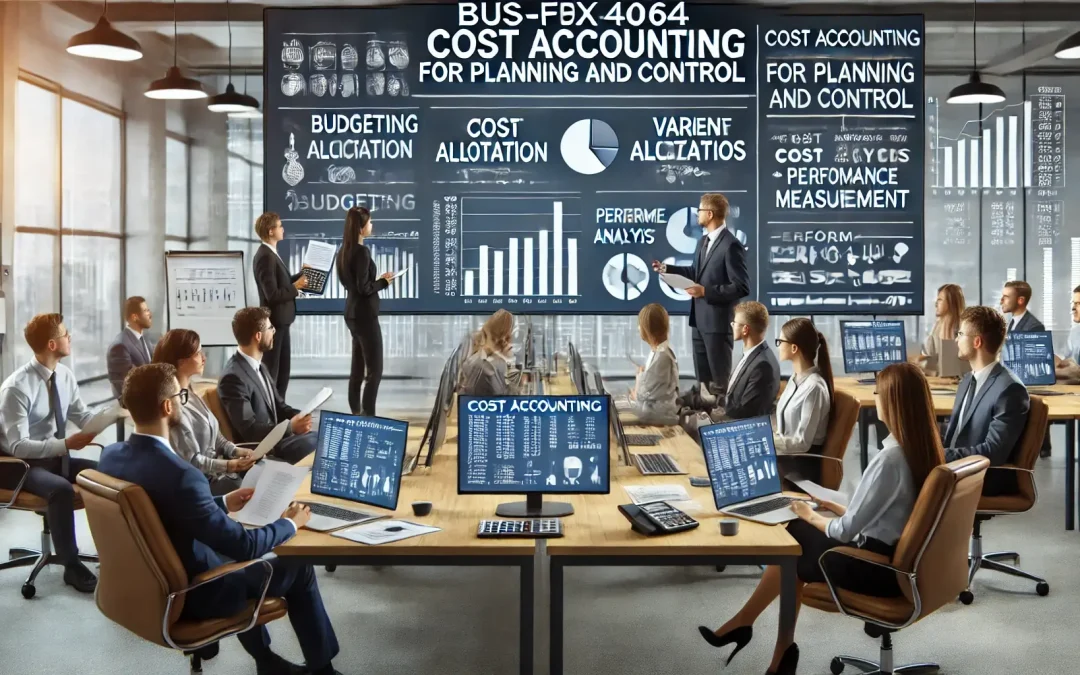 BUS-FPX4064 Cost Accounting for Planning and Control