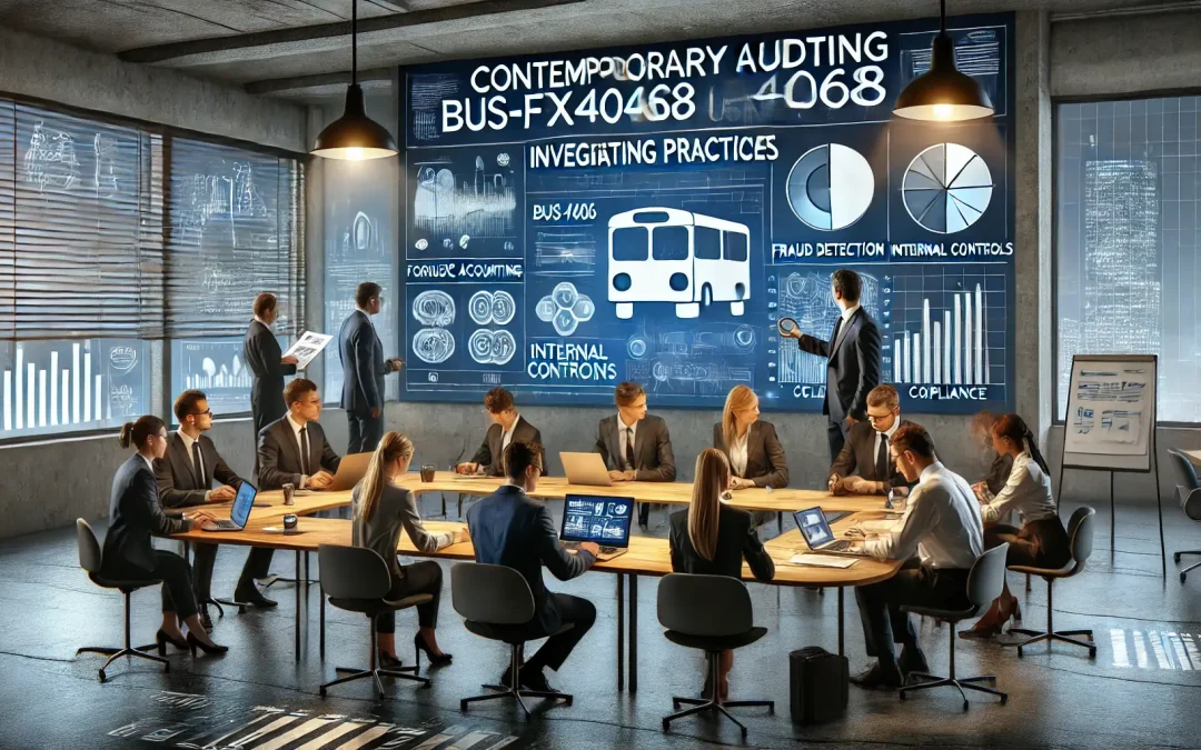 BUS-FPX4068 Contemporary Auditing Using Investigative Accounting Practices