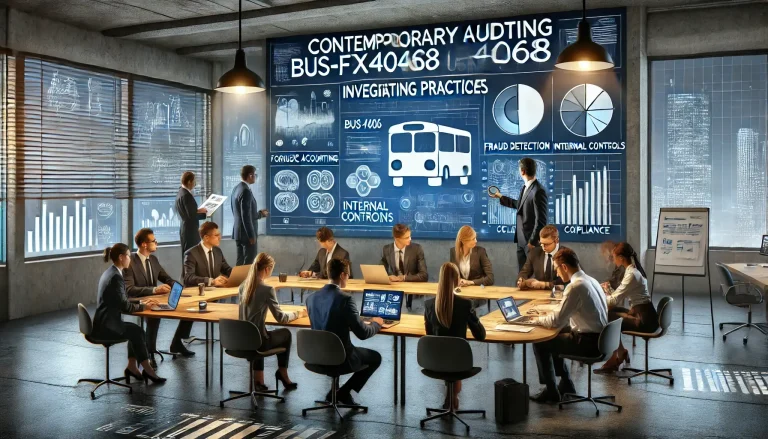 BUS-FPX4068 Contemporary Auditing Using Investigative Accounting Practices