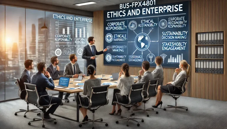 BUS-FPX4801 Ethics and Enterprise