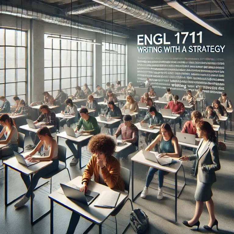 ENGL 1711 D269 Composition: Writing with a Strategy
