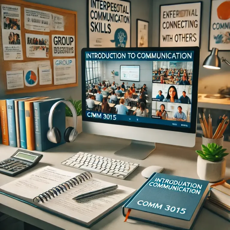 Excelling in COMM 3015 Introduction to Communication Connecting with Others online course help