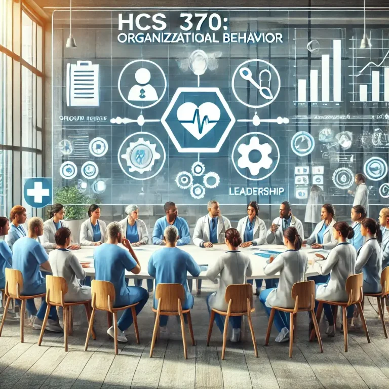 HCS 370: Organizational Behavior