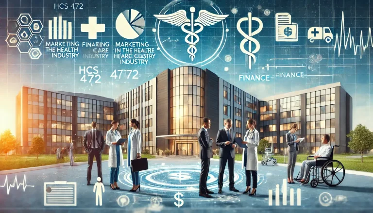 HCS 472: Marketing in the Health Care Industry - Finance