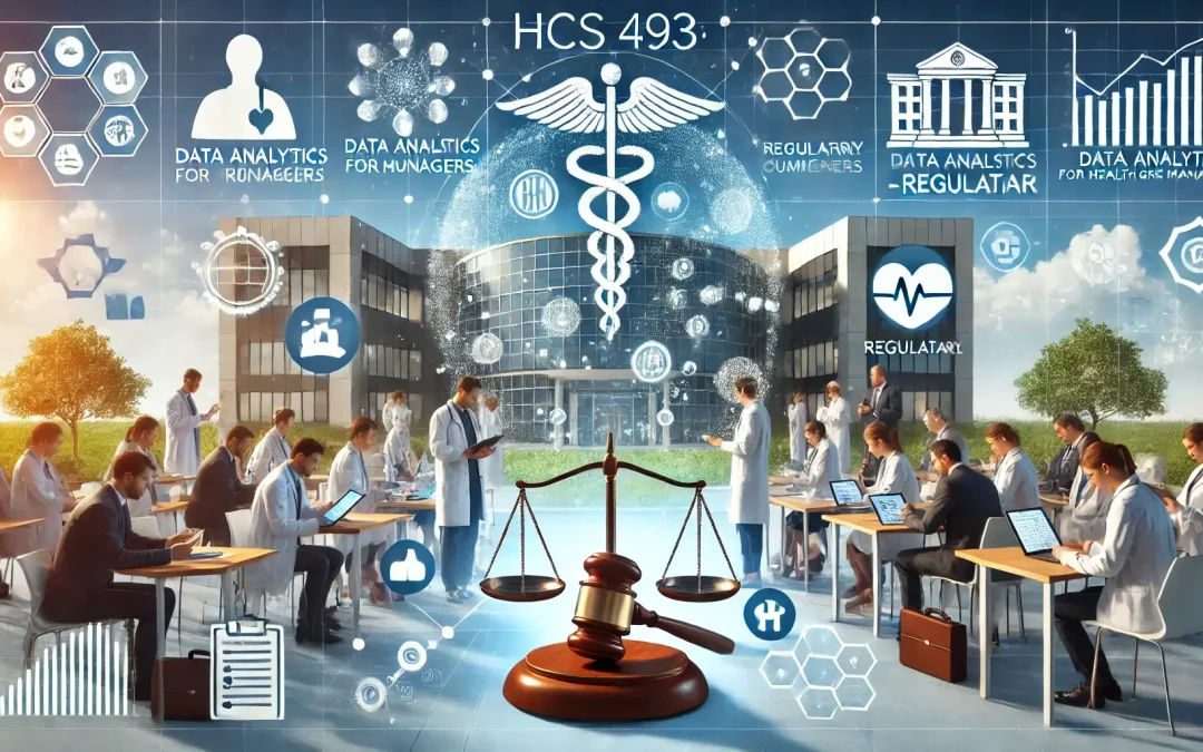 HCS 493 Data Analytics for Health Care Managers - Regulatory