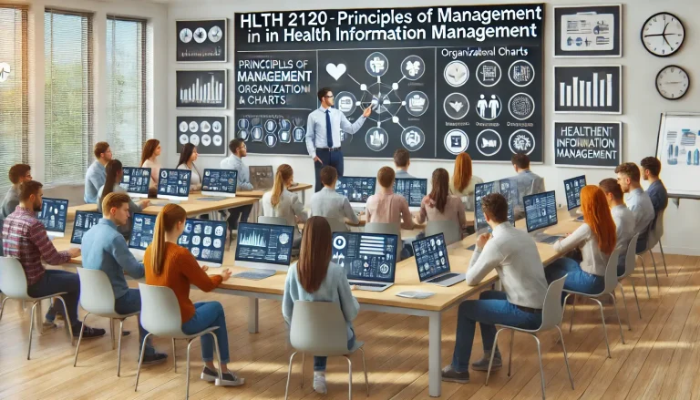 HLTH 2120 Principles of Management in Health Information Management