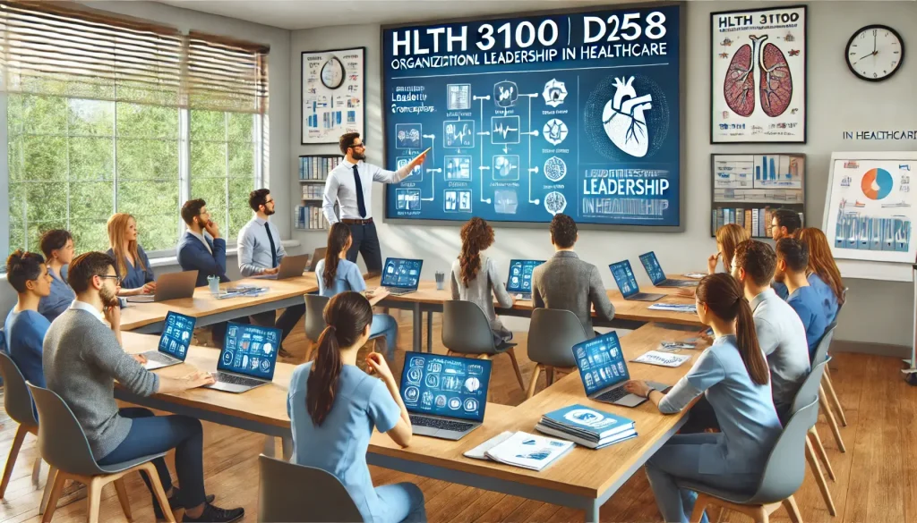 HLTH 3100 D258 Organizational Leadership in Healthcare