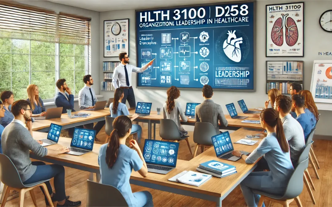 HLTH 3100 D258 Organizational Leadership in Healthcare