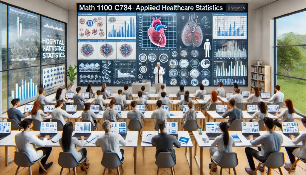 MATH 1100 C784 Applied Healthcare Statistics online course help
