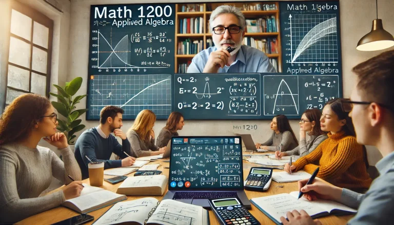 MATH 1200 Applied Algebra course help