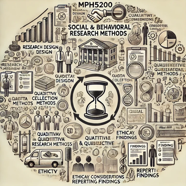MPH5200 Social and Behavioral Research Methods