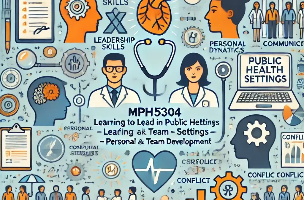MPH5304: Learning to Lead in Public Health Settings - Personal and Team Development