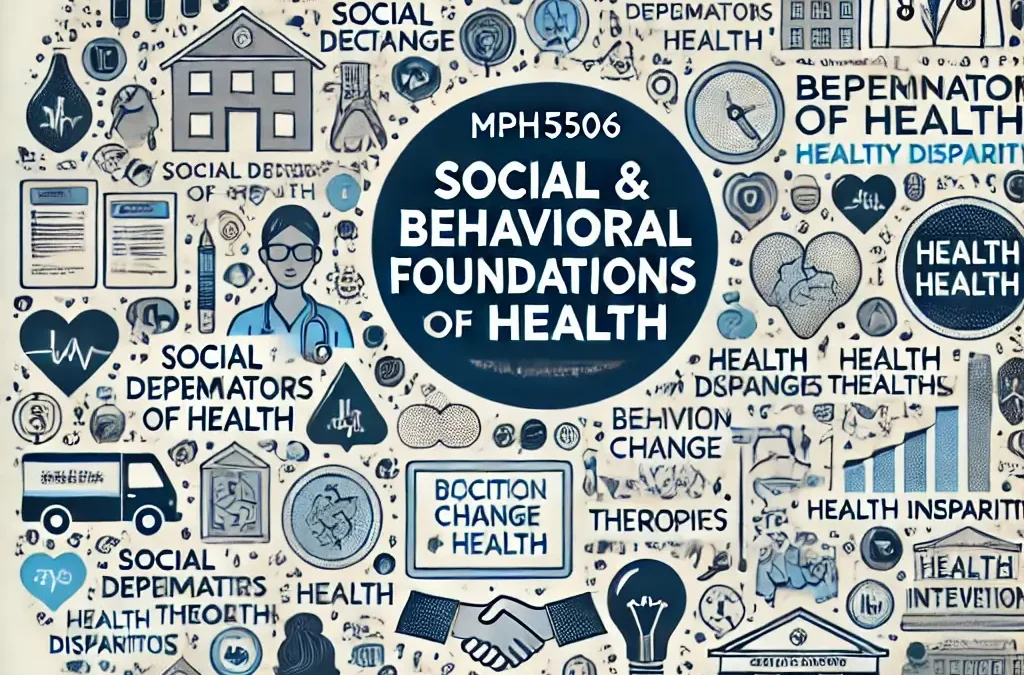 MPH5506: Social and Behavioral Foundations in Public Health
