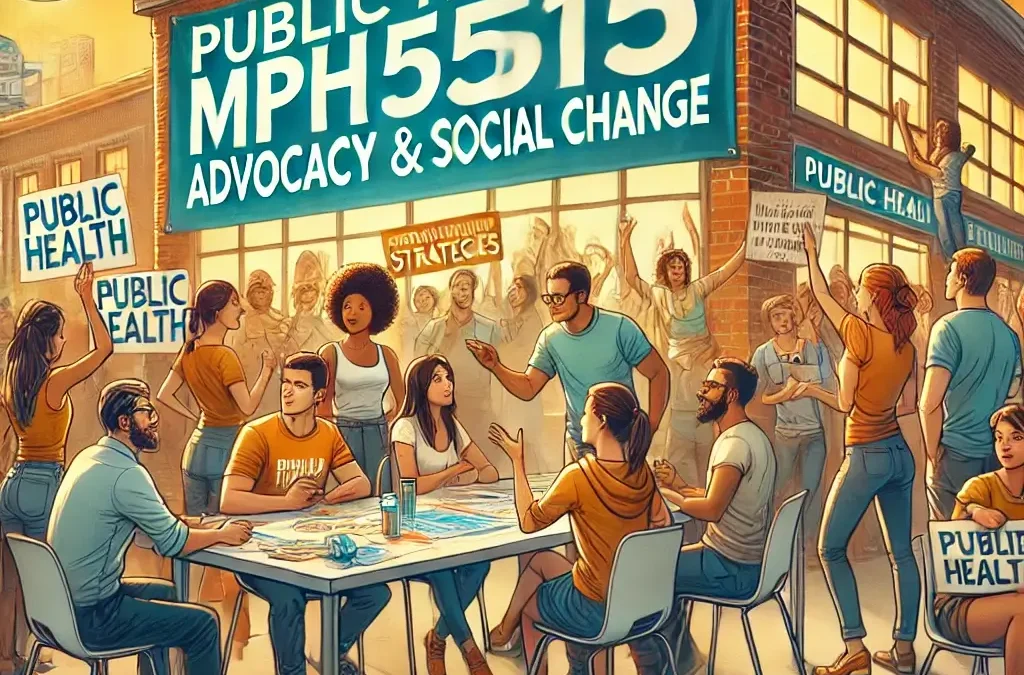 MPH5515 Public Health Advocacy and Social Change