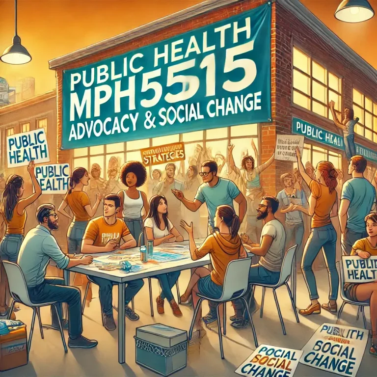 MPH5515 Public Health Advocacy and Social Change