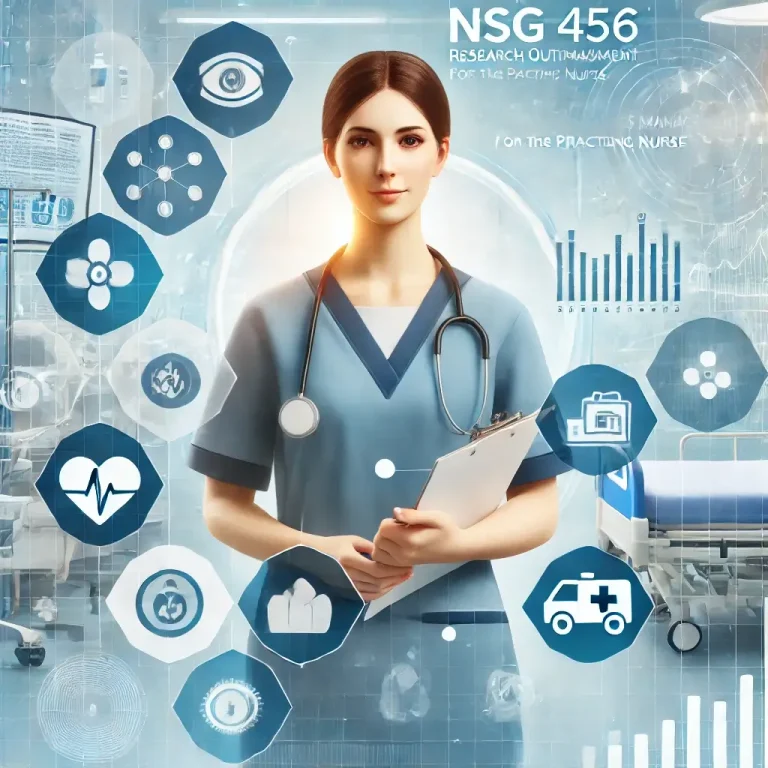 NSG 456 Research Outcomes Management for the Practicing Nurse