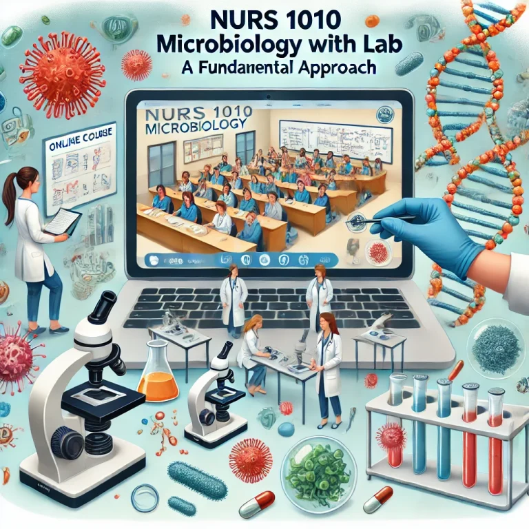 NURS 1010 Microbiology with Lab A Fundamental Approach online course help