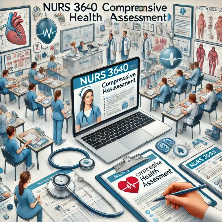 NURS 3640 Comprehensive Health Assessment online course help