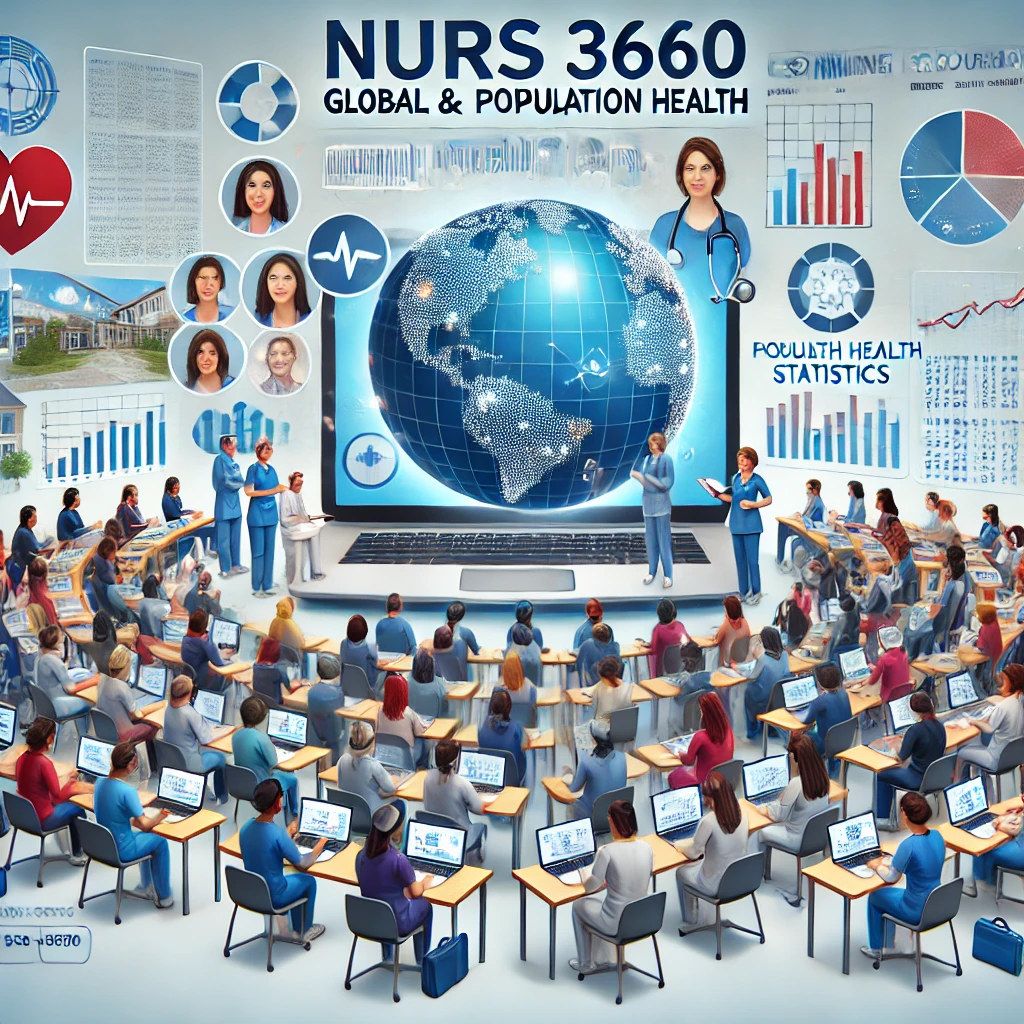 NURS 3660 Global and Population Health online course help