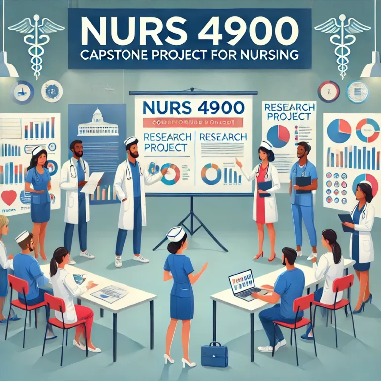 NURS 4900: Capstone Project for Nursing