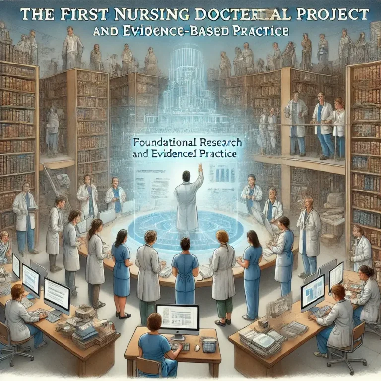 NURS9901 Nursing Doctoral Project 1