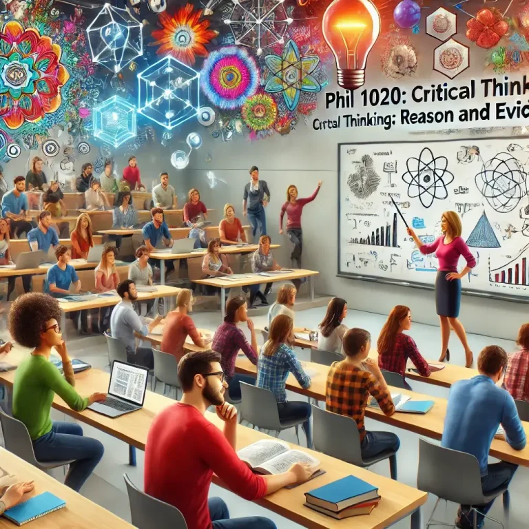PHIL 1020: Critical Thinking: Reason and Evidence
