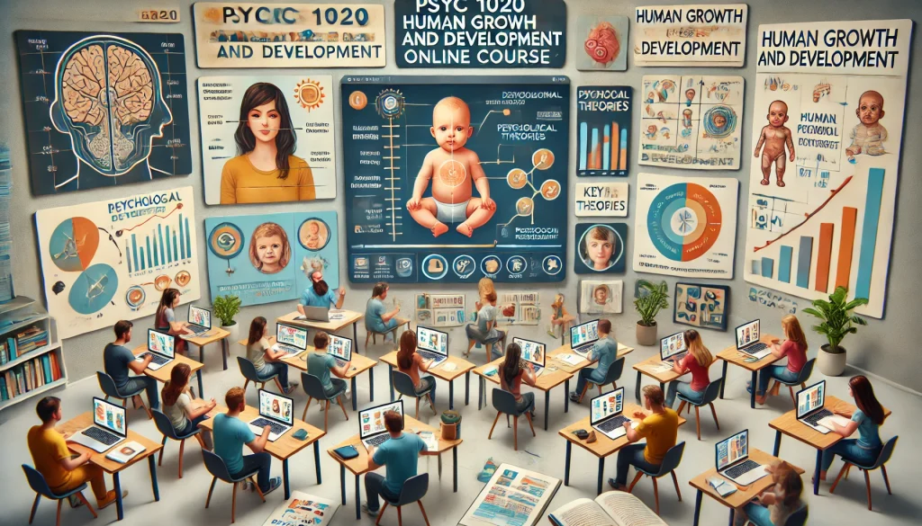 PSYC 1020 Human Growth and Development online course help