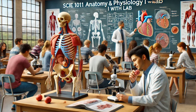 SCIE 1011 Anatomy and Physiology I with Lab course help
