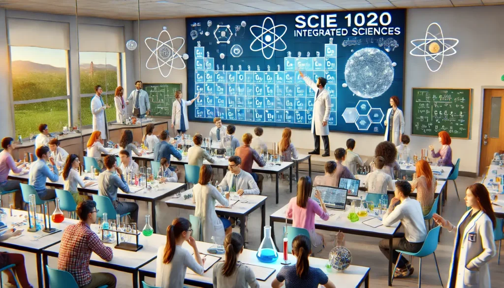 SCIE 1020 Integrated Physical Sciences course help