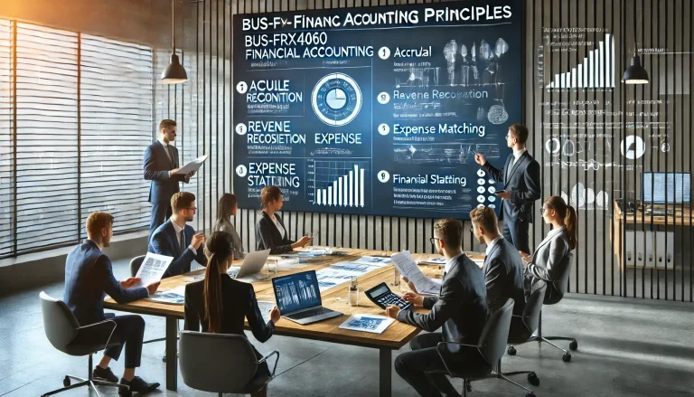 BUS-FPX4060 Financial Accounting Principles
