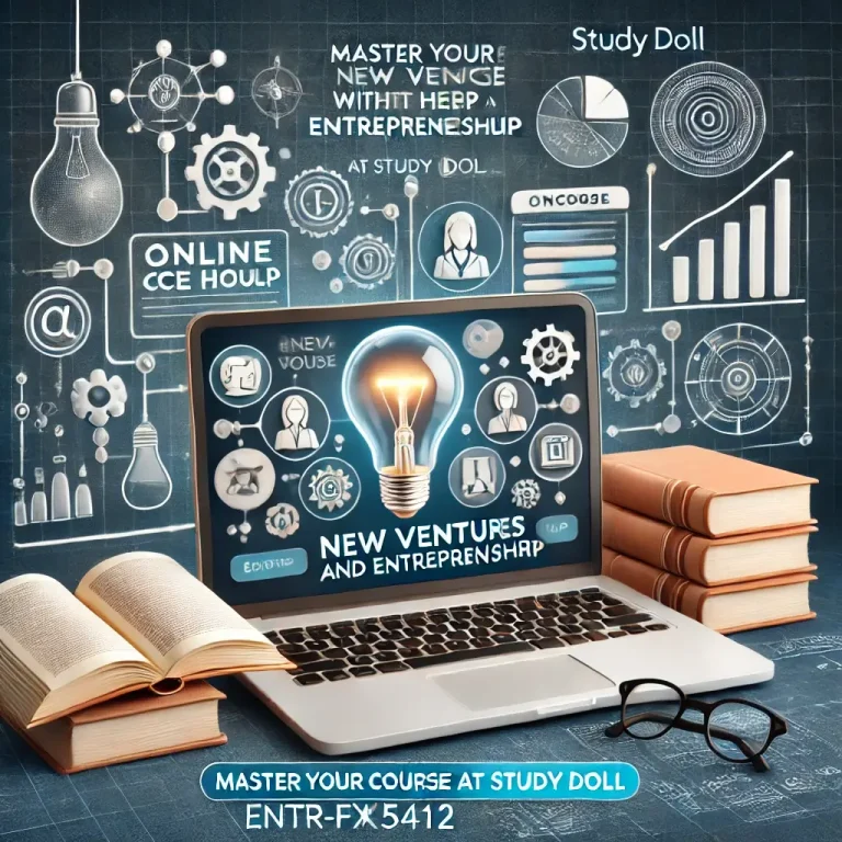 ENTR-FPX5412 New Ventures and Entrepreneurship