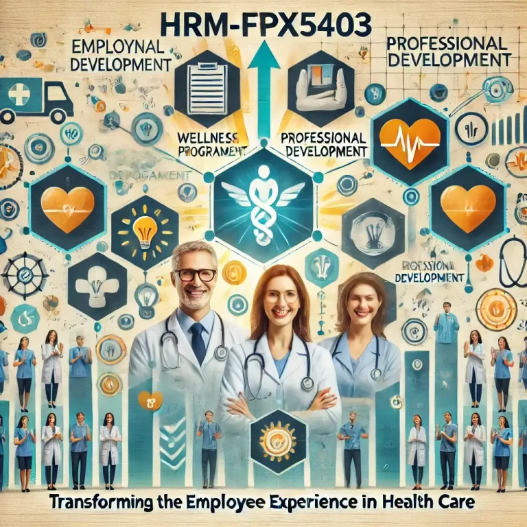 HRM-FPX5403 Transforming the Employee Experience in Health Care