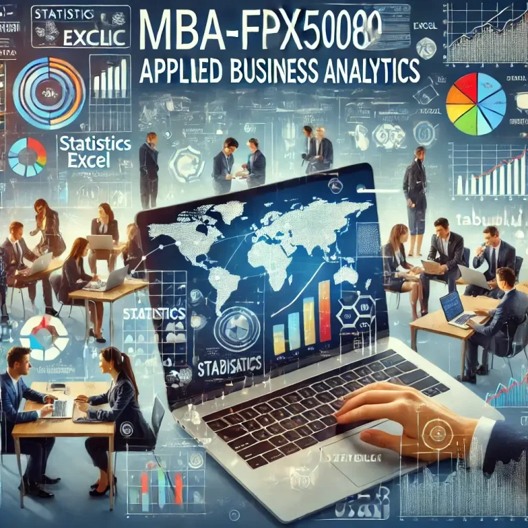 MBA-FPX5008 Applied Business Analytics