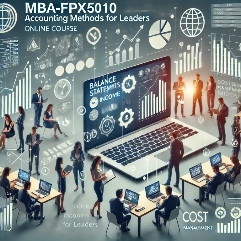 MBA-FPX5010 Accounting Methods for Leaders