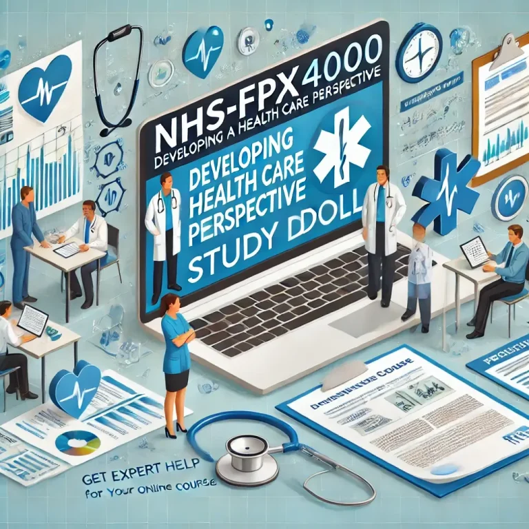 NHS-FPX4000 Developing a Health Care Perspective
