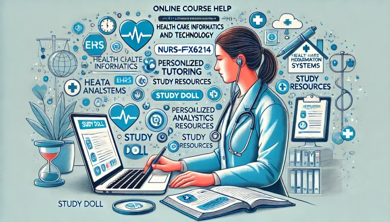 Comprehensive Online Course Help for NURS-FPX6214: Health Care Informatics and Technology - Study Doll