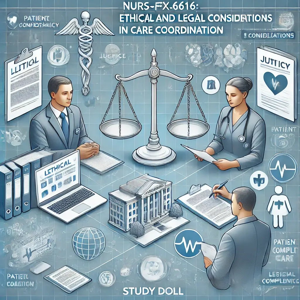 Master NURS-FPX6616: Ethical and Legal Considerations in Care Coordination with Study Doll
