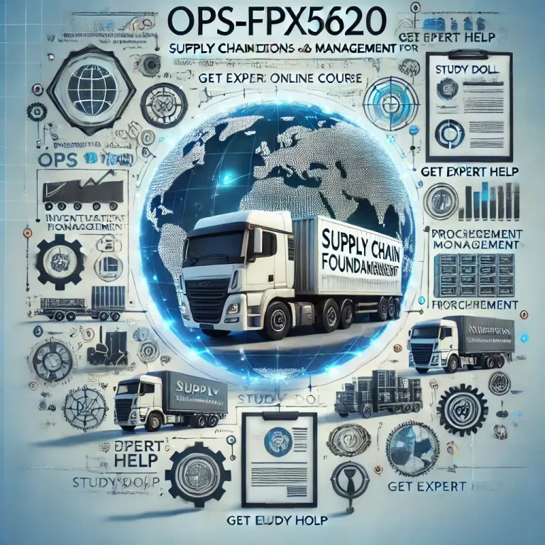 OPS-FPX5620 Supply Chain Foundations and Management