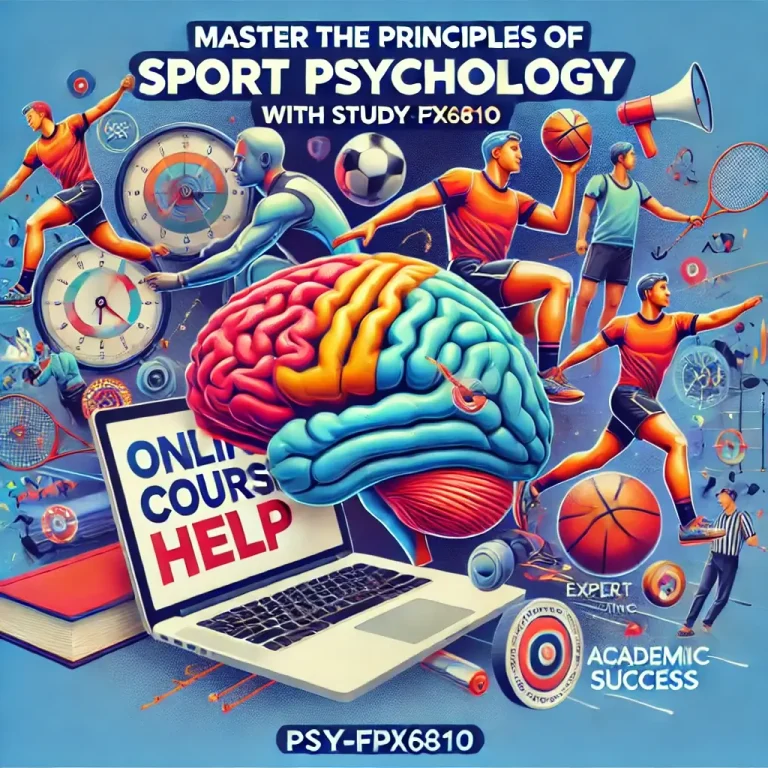 PSY-FPX6810 Principles of Sport Psychology