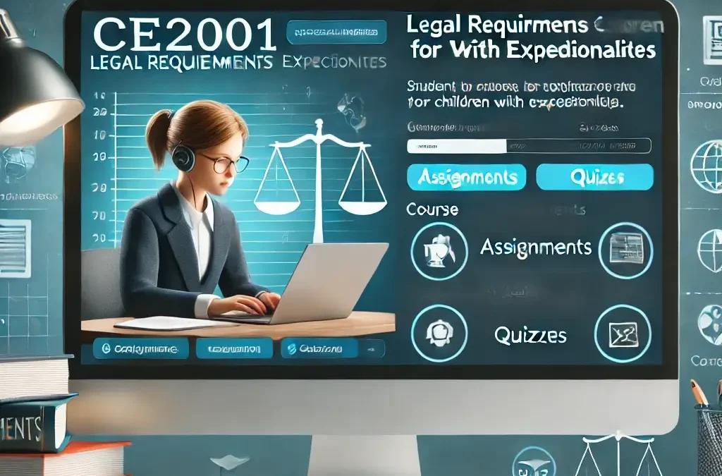CE2001 Legal Requirements for Children With Exceptionalities