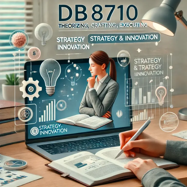 DB8710 Strategy and Innovation: Theorizing, Crafting, Executing