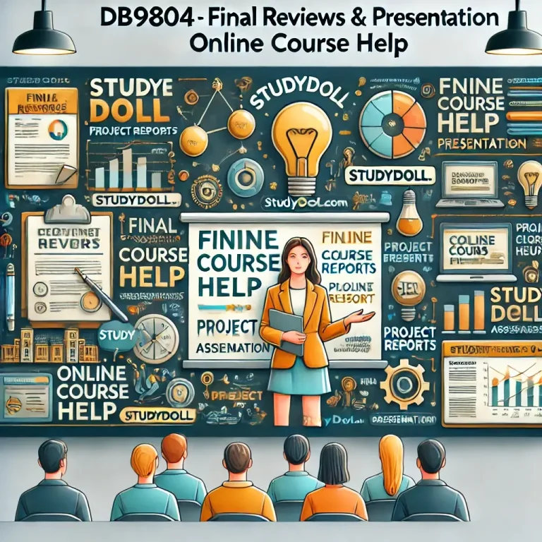 DB9804 Final Reviews and Presentation
